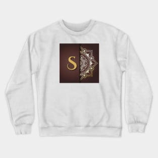 S – Mandala Monogram Crewneck Sweatshirt